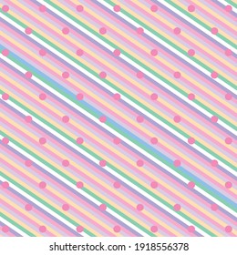 patrones redondos de color rosa en líneas trapezoides en el vector de fondo