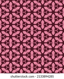 Pink color seamless pattern texture and template. Multicolored. Colorful ornamental graphic design. Colored mosaic ornaments. Vector illustration. EPS10.