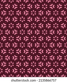 Pink color seamless pattern texture and template. Multicolored. Colorful ornamental graphic design. Colored mosaic ornaments. Vector illustration. EPS10.