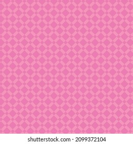 Pink color square patterns on pink background, geometric, decorative, textile, fabric, backdrop, vector