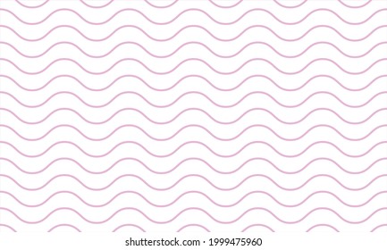 pink color vector lines in the form of seamless wave