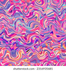 Pink color wavy seamless texture
