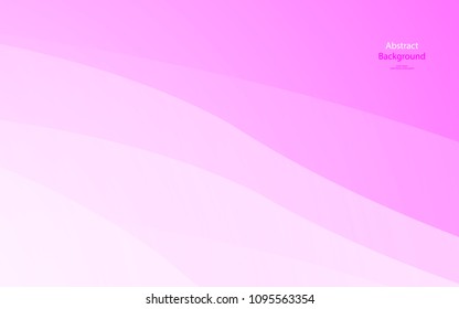 Pink color and white color background abstract art vector