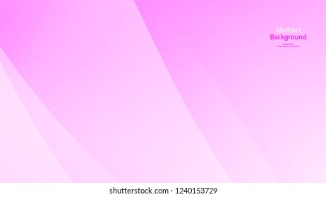Pink color and white color background abstract art vector