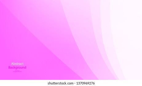 Pink color and white color background abstract art vector 