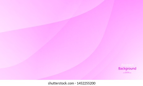 Pink color and white color background abstract art vector