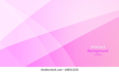Pink color and white color background abstract art vector
