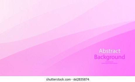 Pink color and white color background abstract art vector