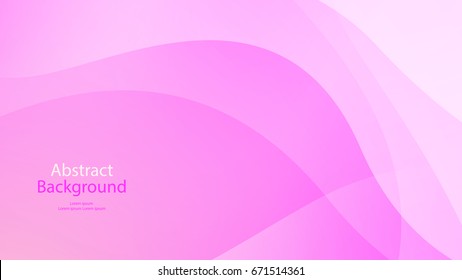 Pink color and white color background abstract art vector