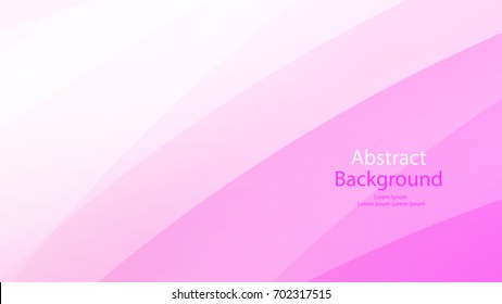 Pink color and white color background abstract art vector