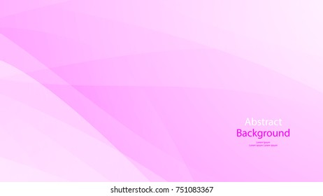 Pink color and white color background abstract art vector 
