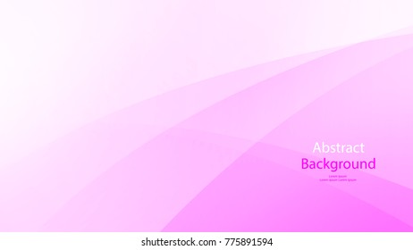 Pink color and white color background abstract art vector 