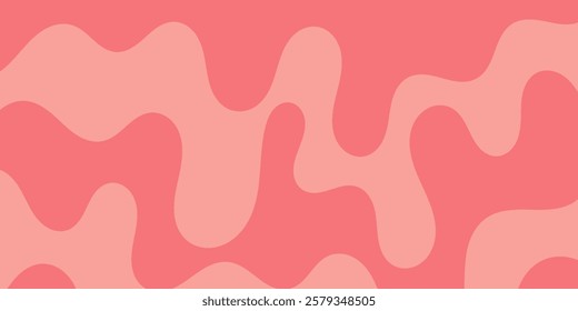 pink colored abstract dripping pattern for packaging design. cartoon style melted flowing strawberry cream.