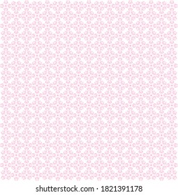 Pink colored lacey texture, evenly distributed in square shaped pattern