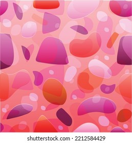 pink colorful geometric background. abstract purple violet red orange shapes composition - burry texture vector fabric 