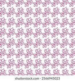 pink colorful leaf artwork pattern