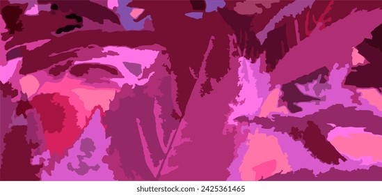 pink colorful neon leaf pattern background texture