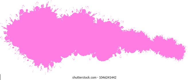 Pink Colorful Splash Line Stock Vector (Royalty Free) 1046241442 ...