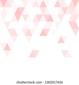 Pink colors abstract triangular grid pattern