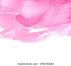 Rosa Farbe Aquarell Farbe Vektorsplash Element Design abstrakter Hintergrund. Flüssige Papiertextur-Schnürsenkel-Tapete, Banner