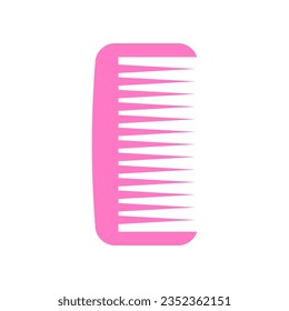 Pink Comb Flat Picture. Suitable for infographics, books, banners and other designs