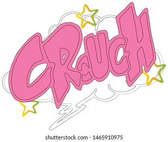 pink comic icon, pop art t shirt print design 