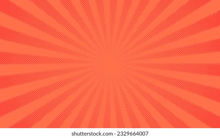 Pink comics background. Abstract lines backdrop. Bright sunrays. Design frames for title book. Texture explosive polka. Beams action. Pattern motion flash. Rectangle fast boom. Vector illustration