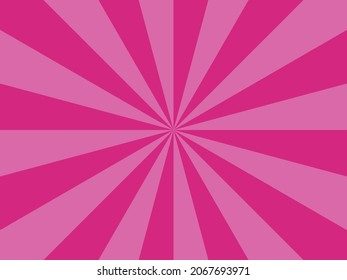 Pink concentrated line background vector illustration