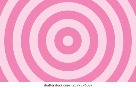 Pink concentric circles forming a pattern