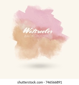 pink coral watercolor background