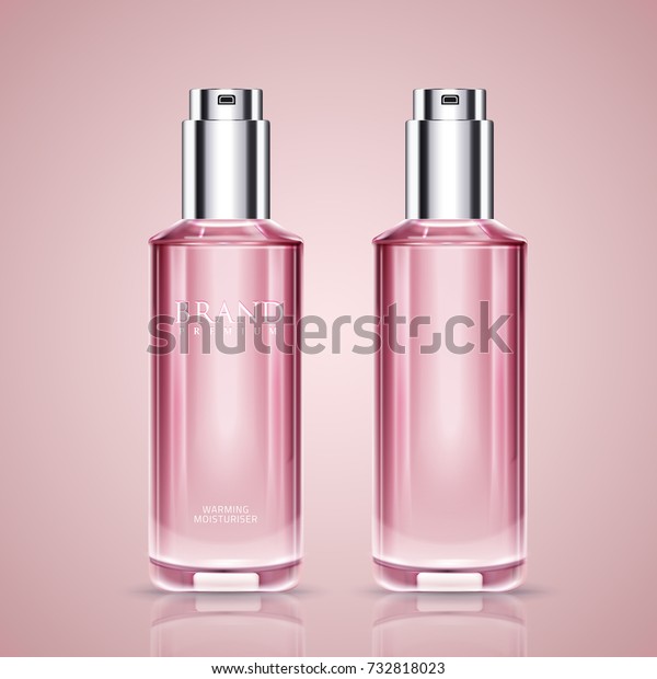 Download Pink Cosmetic Container Spray Bottle Mockup Stock Vector Royalty Free 732818023 PSD Mockup Templates