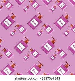 Fondo del patrón inoxidable de color rosa