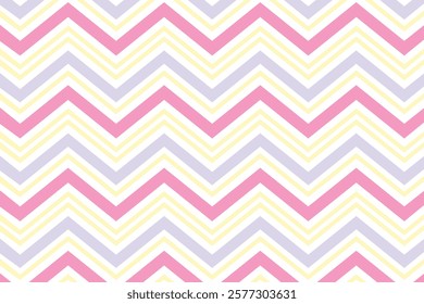 pink cream light purple color zig zag simple line pattern pastel chevron pattern background
