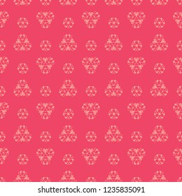 Pink crimson background. Lace pattern