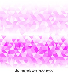 pink crystal polygonal background. vector illustration. for design your presentation, brochure, wallpaper