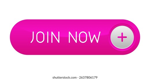 Pink CTA button with text: Join now.