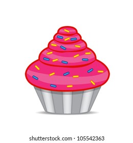 pink cupcake