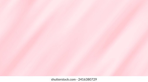 Pink Curtain Texture Pattern Abstract Background. Blurry. Art Wallpaper. Valentine's Day Backdrop. Vector Illustration