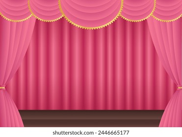 pink curtains
pink curtain stage horizontal