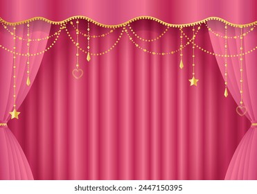 pink curtains
pink curtain stage horizontal