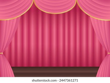 pink curtains
pink curtain stage horizontal