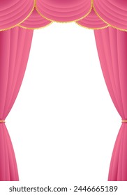 pink curtains
pink curtain stage vertical