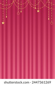 pink curtains
pink curtain stage vertical