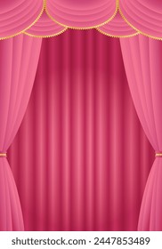 pink curtains
pink curtain stage vertical