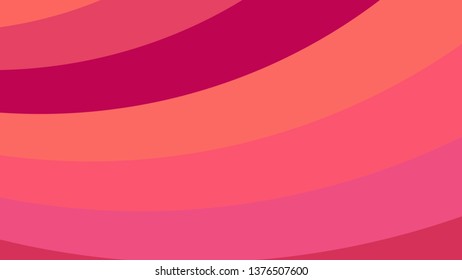 Pink Curved Stripes Background