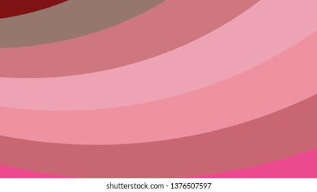 Pink Curved Stripes Background Illustration