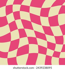 Pink Cute Chess Table Background.