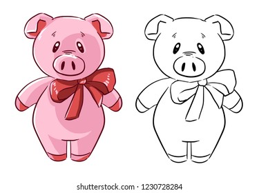 Pink cute Pig