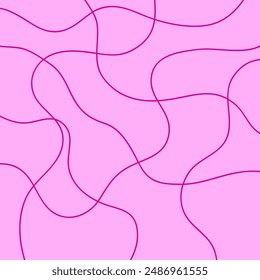 Pink cute random line for tile, scarf, carpet, fabric print, art, background