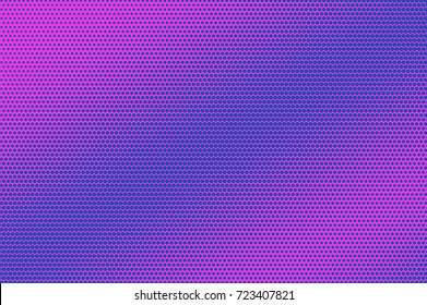 Pink and cyan abstract halftone vector background. Winter seasonal banner template. Smooth dotted pattern. Horizontal dotted gradient. Pop art design. Pastel halftone texture. Violet blue background